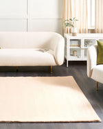 Kunstfellteppich Kaninchen beige 160 x 230 cm MIRPUR