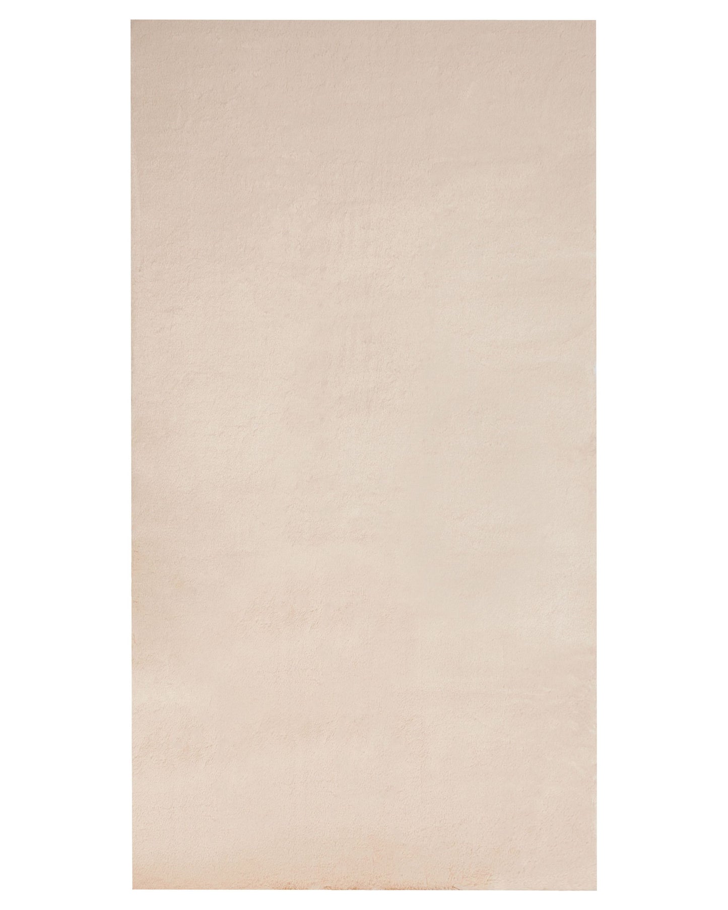 Kunstfellteppich Kaninchen beige 80 x 150 cm MIRPUR