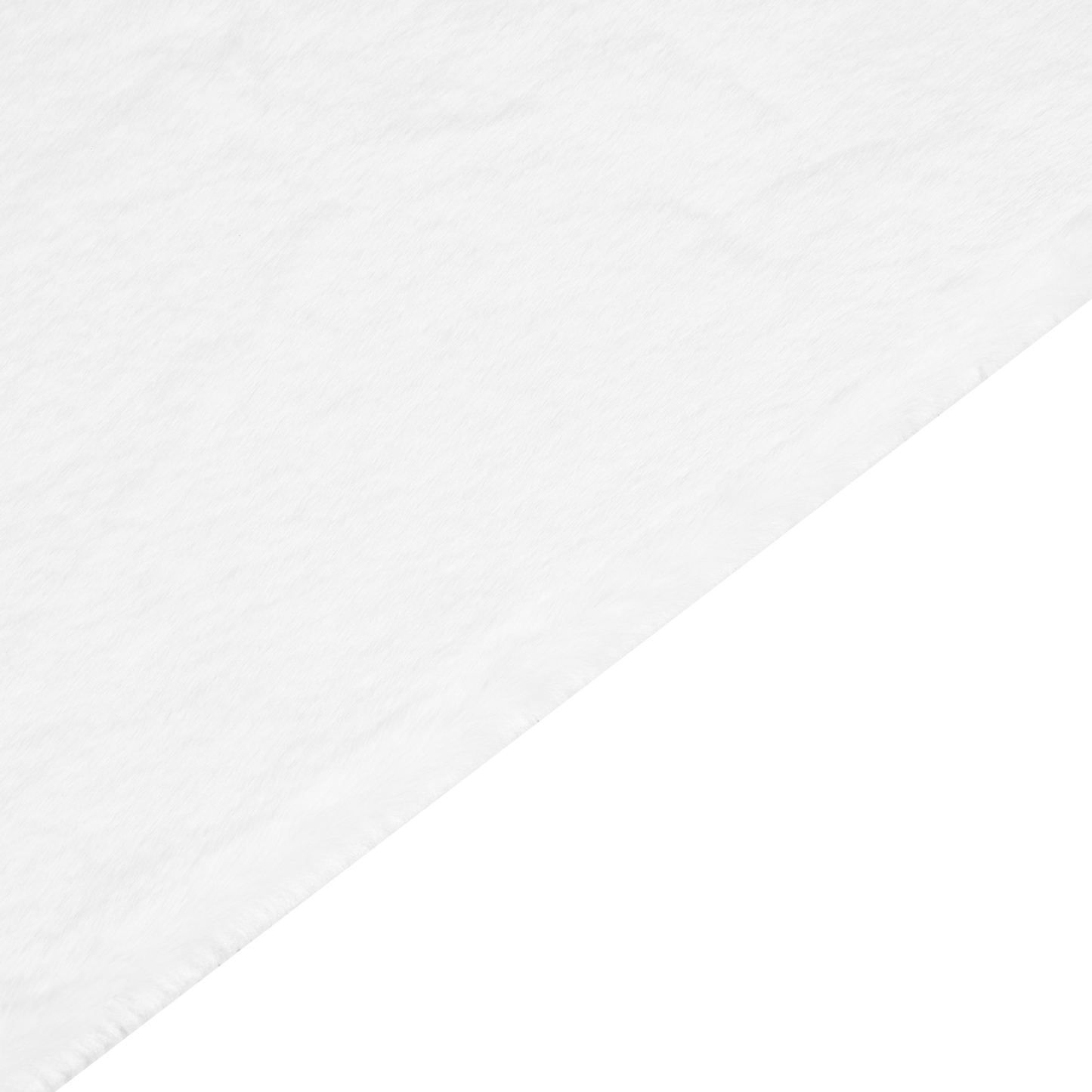 Kunstfellteppich Kaninchen weiss 160 x 230 cm MIRPUR