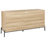 Schrank MOINES 76 cm Holzoptik Braun / Schwarz