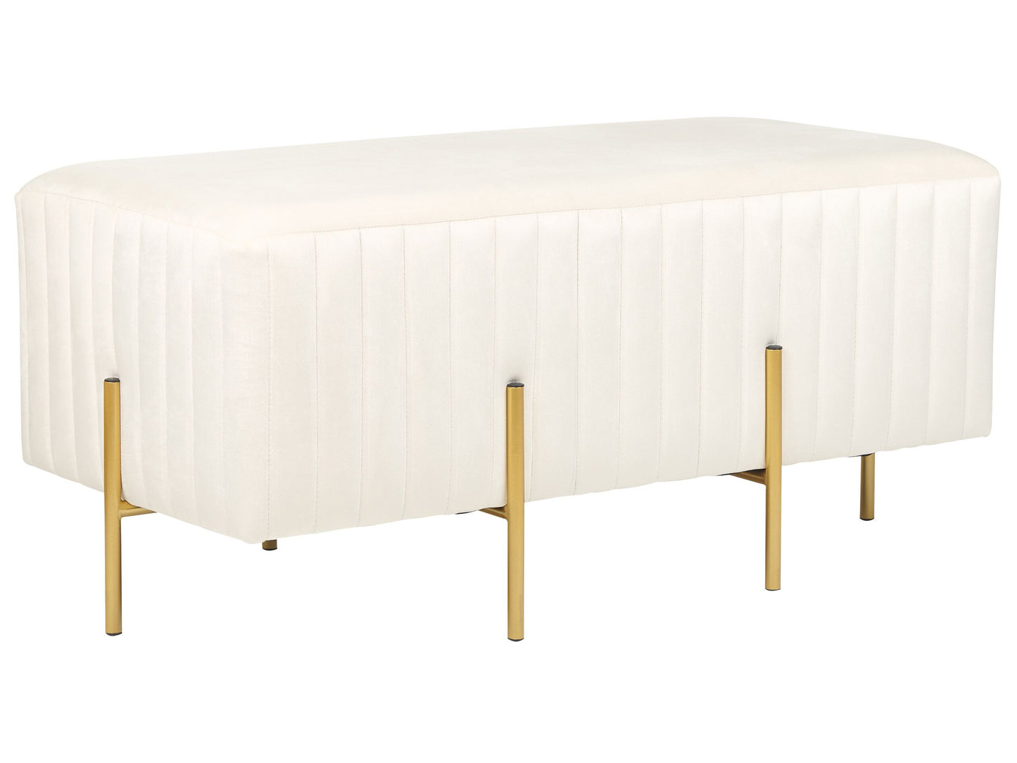 Bettbank Samtstoff creme DAYTON