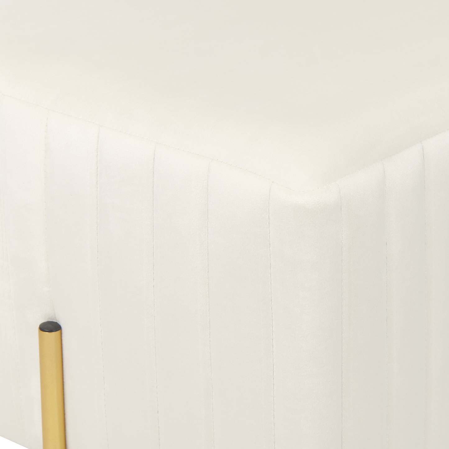 Bettbank Samtstoff creme DAYTON