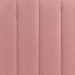 Pouf rosa Samtstoff 45 x 45 cm DAYTON