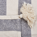 Kuscheldecke NAMTAR Baumwolle 125 x 150 cm Weiss