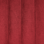 Esszimmerstuhl 2er Set NAVASOTA Samtstoff Dunkelrot