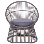 Bistro Set inkl. Kissen MESYNA Polyrattan Taupe