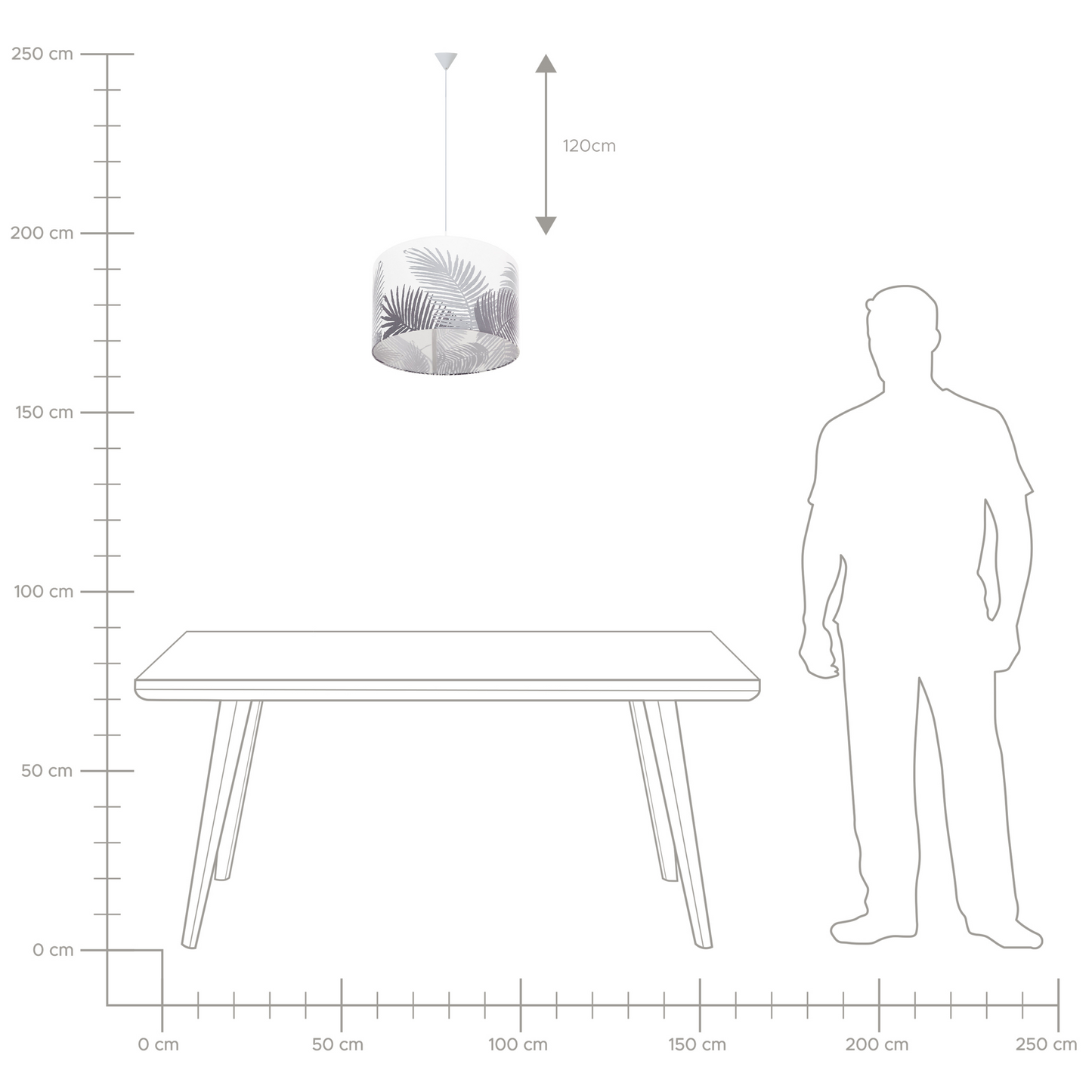 Hängelampe ZILLER Weiss