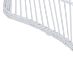 Bistro Set inkl. Kissen MESYNA Polyrattan Weiss