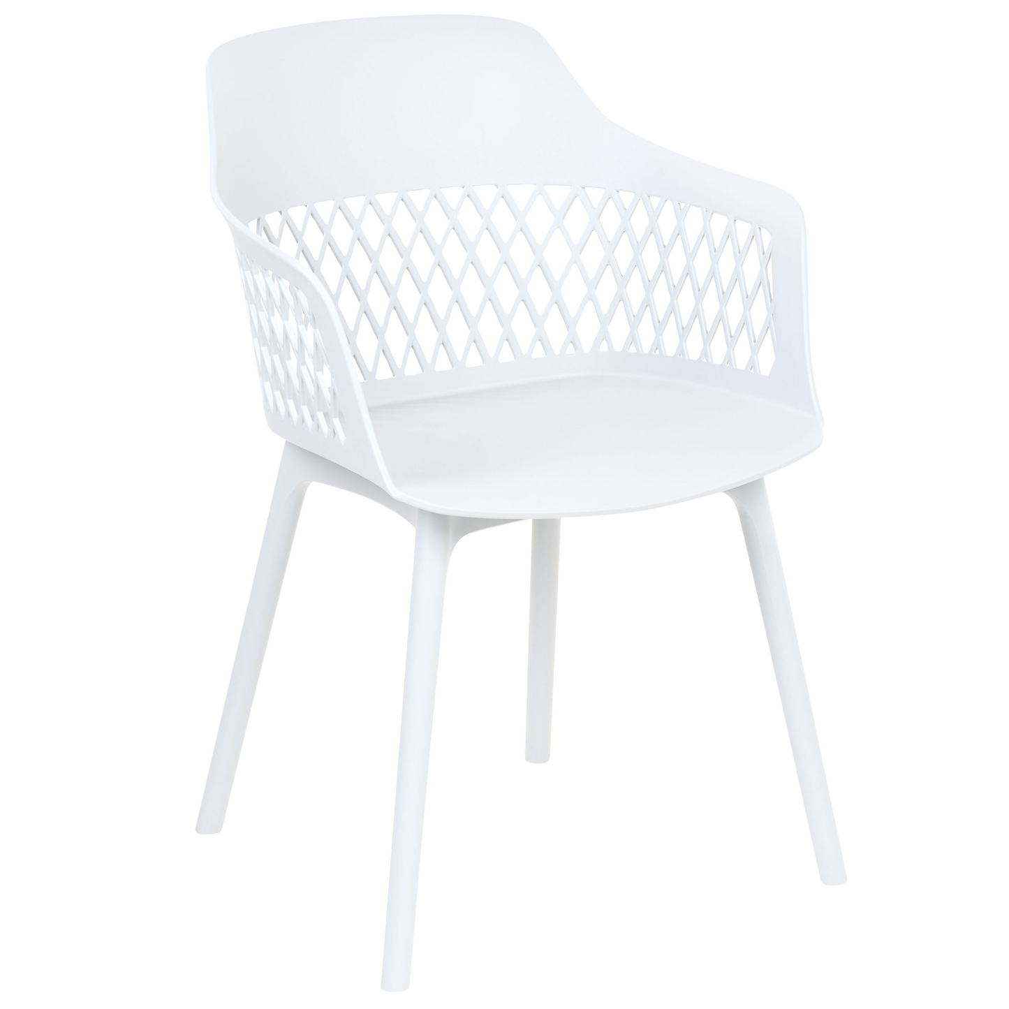 Esszimmerstuhl 2er Set ALMIRA Weiss