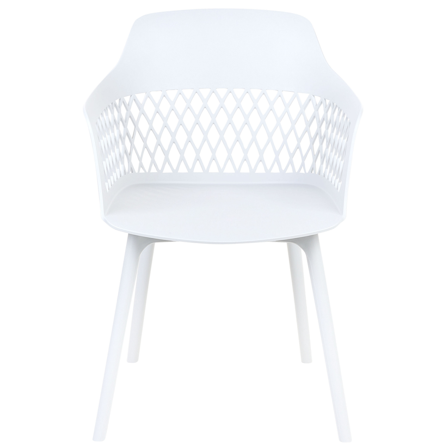 Esszimmerstuhl 2er Set ALMIRA Weiss