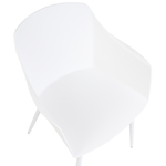 Esszimmerstuhl 2er Set FONDA Weiss