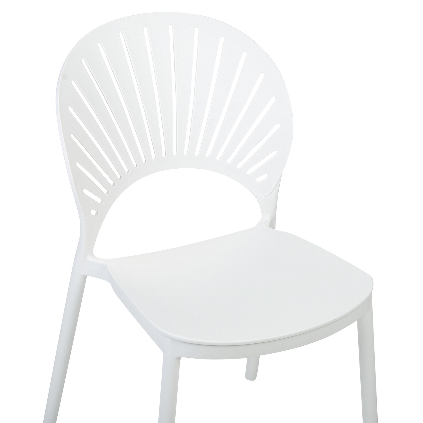 Gartenstuhl 4er Set OSTIA Weiss