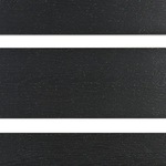 Gartenstuhl 6er Set VERNIO Schwarz / Silber