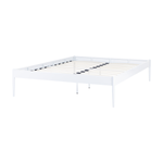 Bett mit Lattenrost Metall VAURS 140 x 200 cm Weiss
