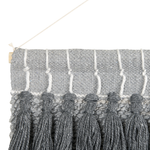 Wandbehang JIWA Baumwolle 106 cm Grau