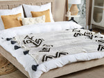 Kuscheldecke SAATLI 130 x 150 cm Weiss