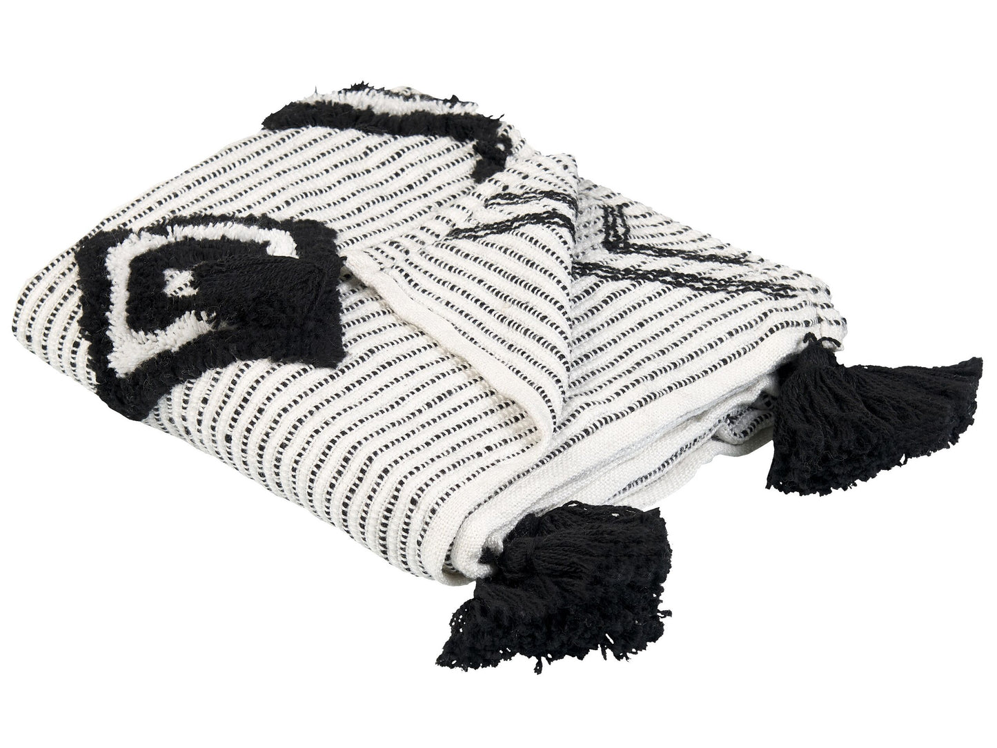 Kuscheldecke SAATLI 130 x 150 cm Weiss