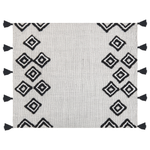 Kuscheldecke SAATLI 130 x 150 cm Weiss