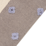 Kinderteppich Baumwolle braun 80 x 150 cm Lama-Motiv LUBUK