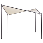 Pavillon AVENTINE Metall 300 cm 300 cm Beige