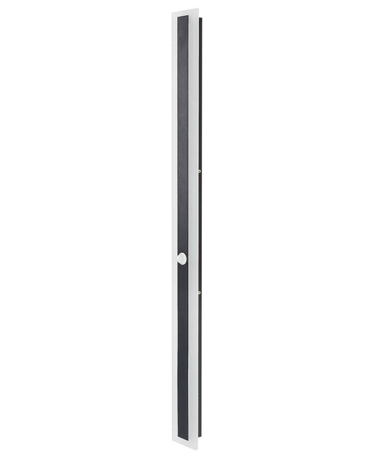 Aussenwandleuchte LED Metall schwarz mit Bewegungsmelder 100 cm rechteckig SAVANE