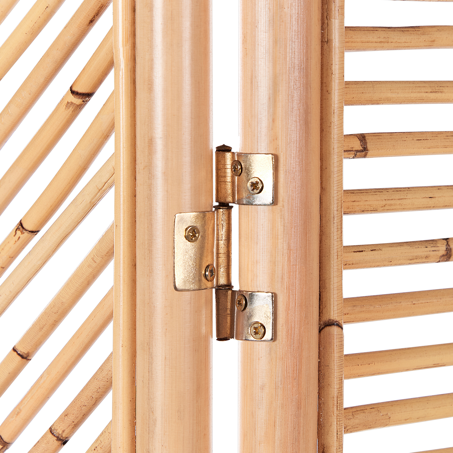 Raumteiler 3-teilig LAMEZIA Hellbraun 117 cm 180 cm