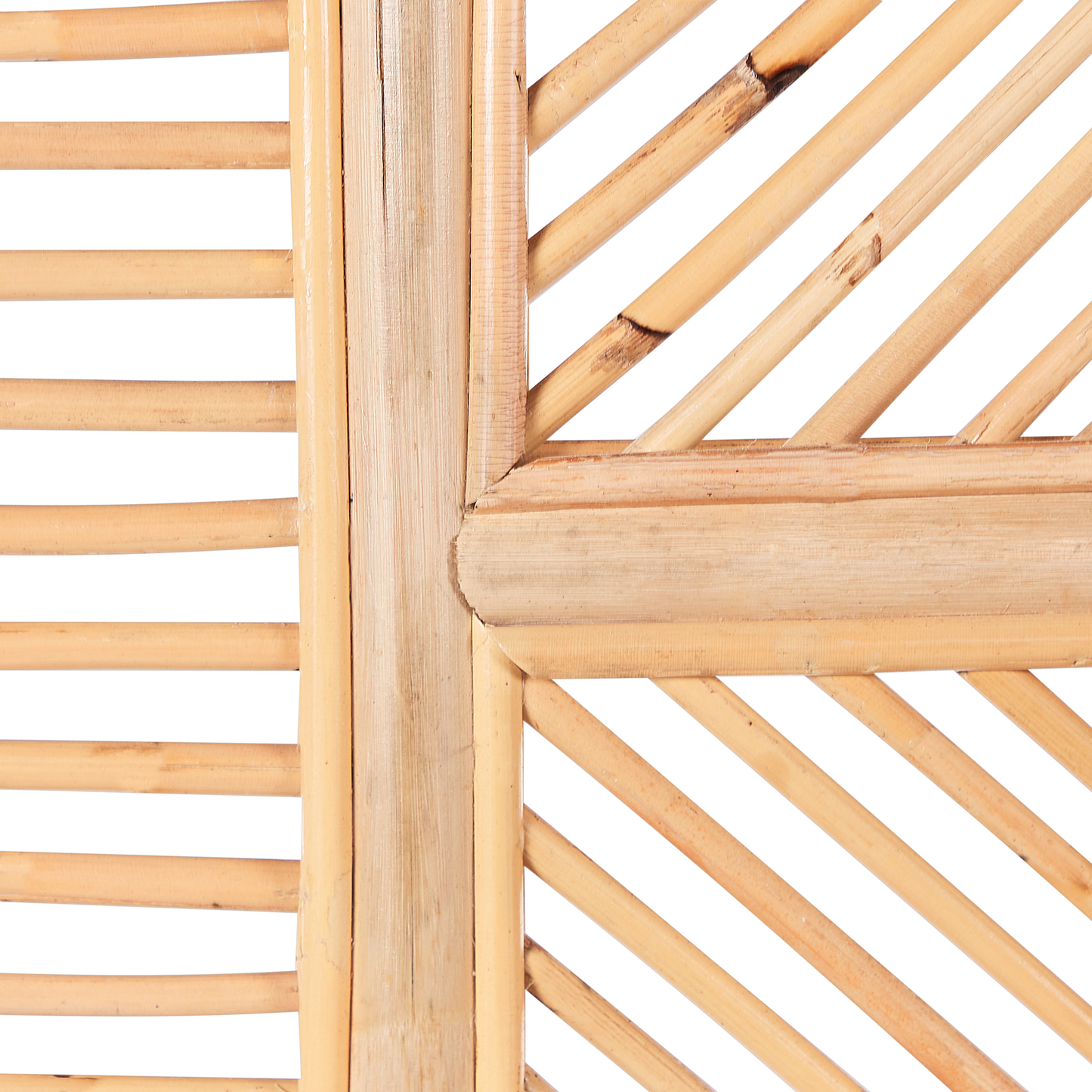 Raumteiler 3-teilig LAMEZIA Hellbraun 117 cm 180 cm