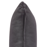 Gartenmöbel Set 4-Sitzer CANETTO inkl. Kissen Metall Schwarz