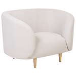 Sofa Set Polsterbezug beige / gold 3-Sitzer LOEN