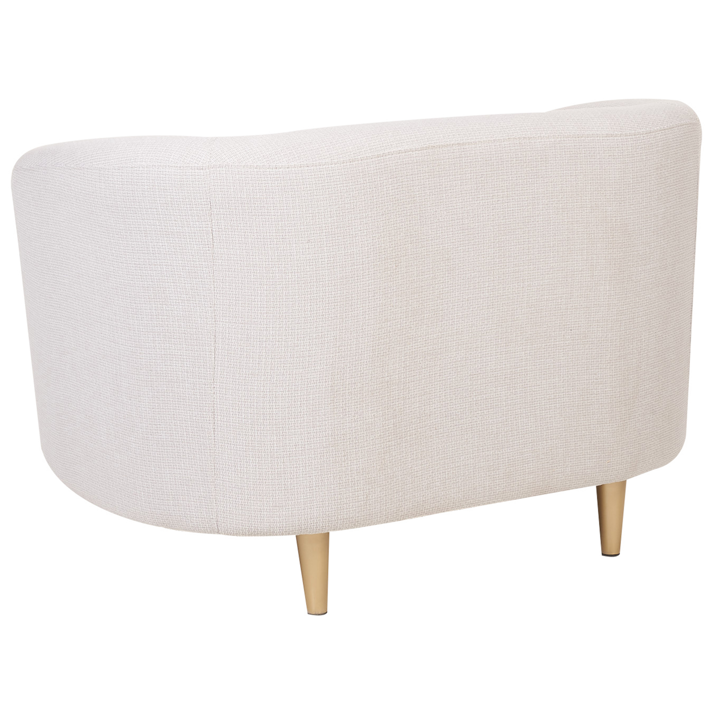 Sofa Set Polsterbezug beige / gold 3-Sitzer LOEN