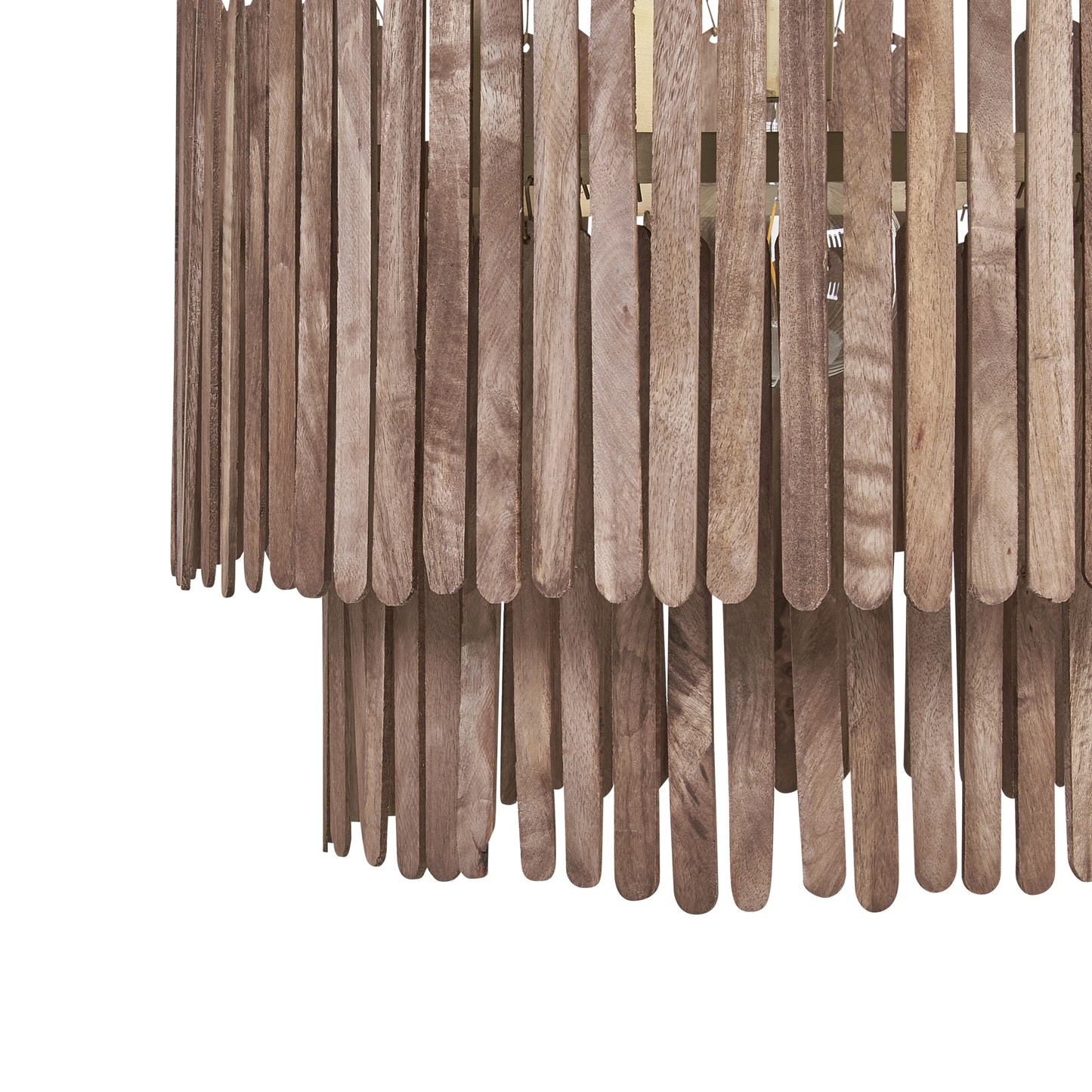 Hängelampe KAVERI Holz Braun