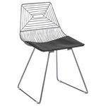 Esszimmerstuhl 2er Set BEATTY Metall Silber