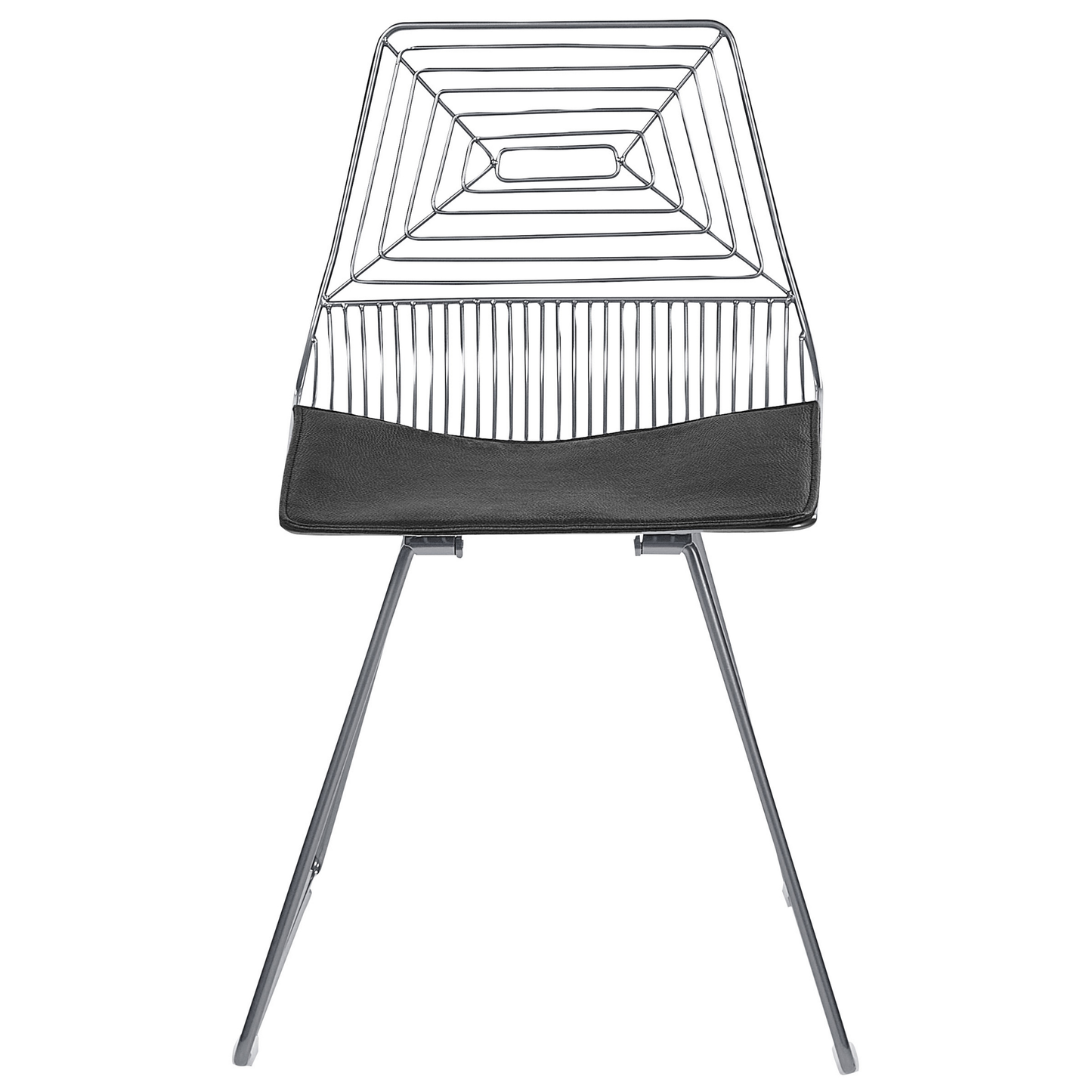 Esszimmerstuhl 2er Set BEATTY Metall Silber