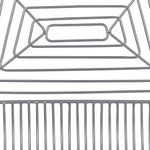 Esszimmerstuhl 2er Set BEATTY Metall Silber