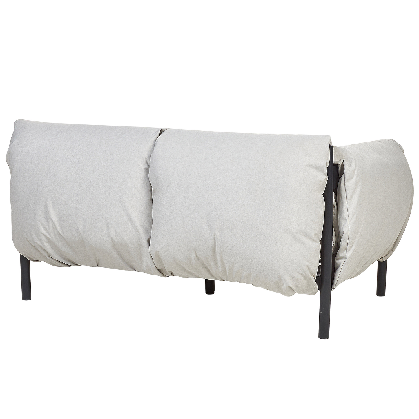 Gartensofa Set 5-Sitzer ESPERIA Metall Grau