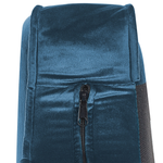 Chaiselongue Samtstoff marineblau rechtsseitig ALLIER