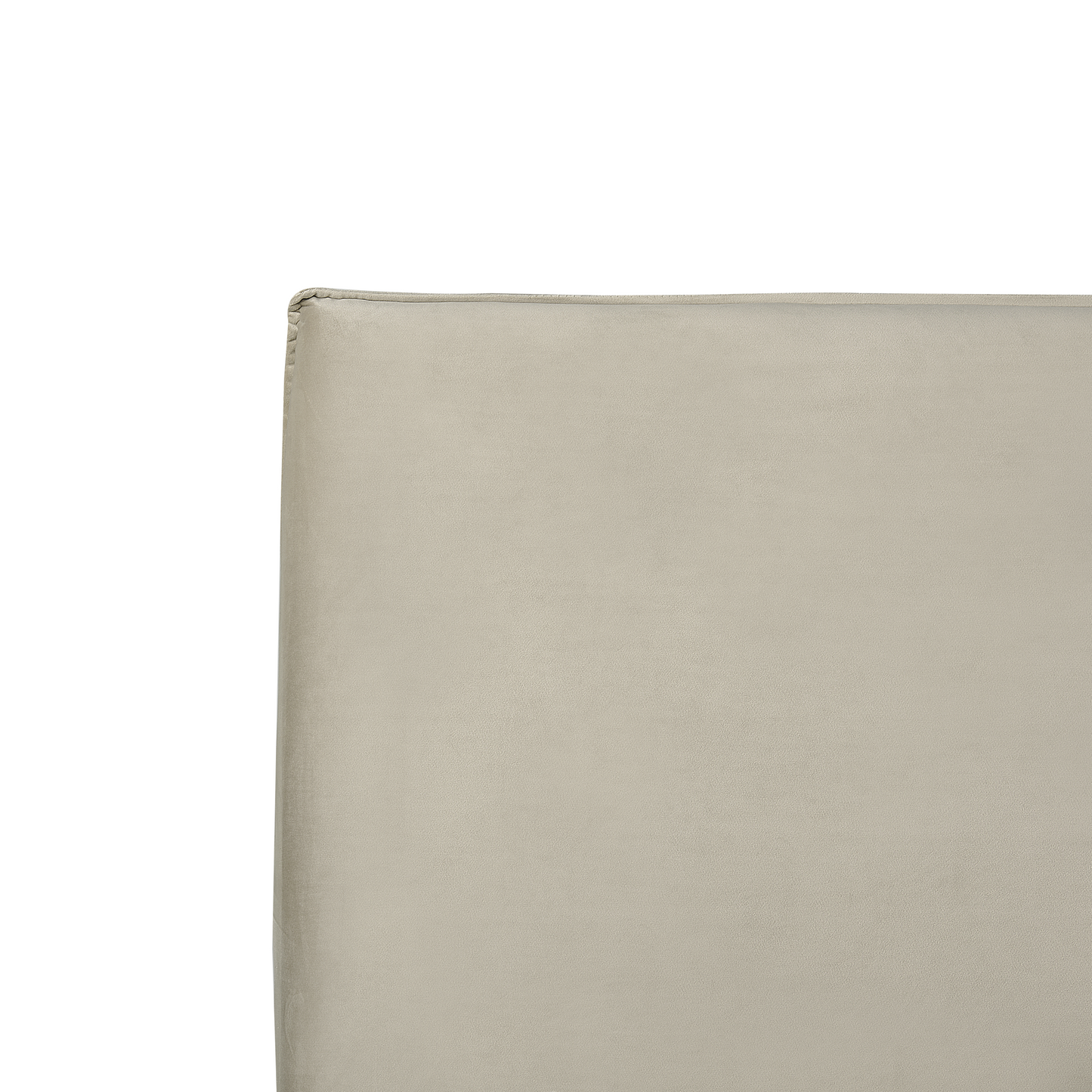 Bett mit Stauraum Samtstoff LAVAUR 180 x 200 cm Taupe