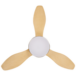 Deckenventilator mit Licht BANDERAS mit Fernbedienung Silber