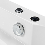 Whirlpool Badewanne weiss Eckmodell 150 x 150 cm CANTALLA