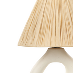 Tischleuchte BARBAS Keramik Naturfarben