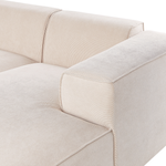 3-Sitzer Ecksofa Cord beige linksseitig DOLVA