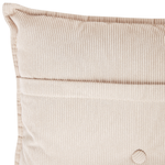 3-Sitzer Ecksofa Cord beige linksseitig DOLVA