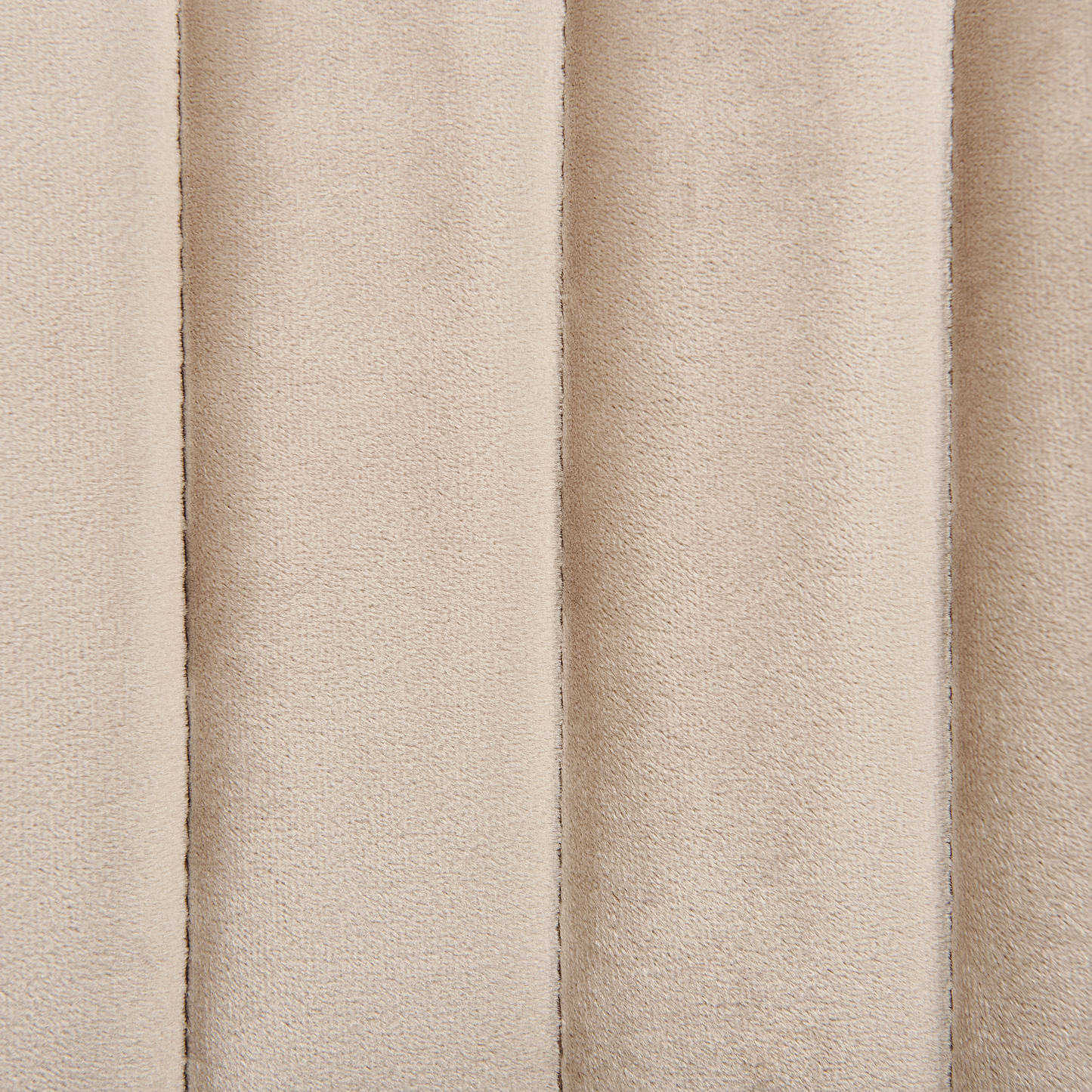 Esszimmerstuhl 2er Set MARIPOSA Samtstoff Taupe