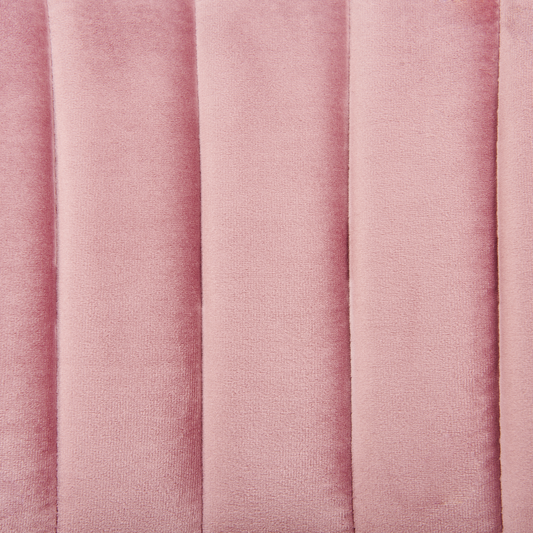 Esszimmerstuhl 2er Set MARIPOSA Samtstoff Rosa