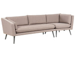 Gartensofa 3-Sitzer LORETELLO rechtsseitig Beige