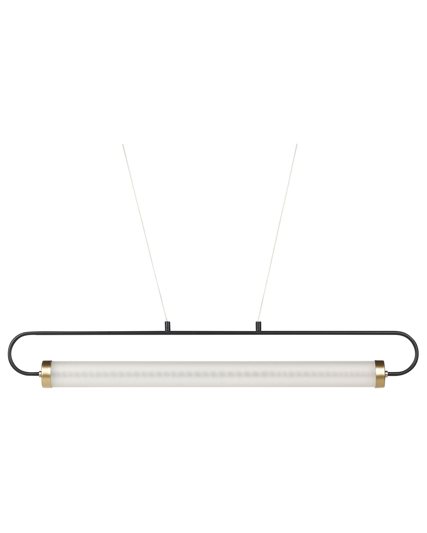 Hängelampe Metall schwarz integriertes LED-Licht HENRY