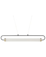 Hängelampe Metall schwarz integriertes LED-Licht HENRY