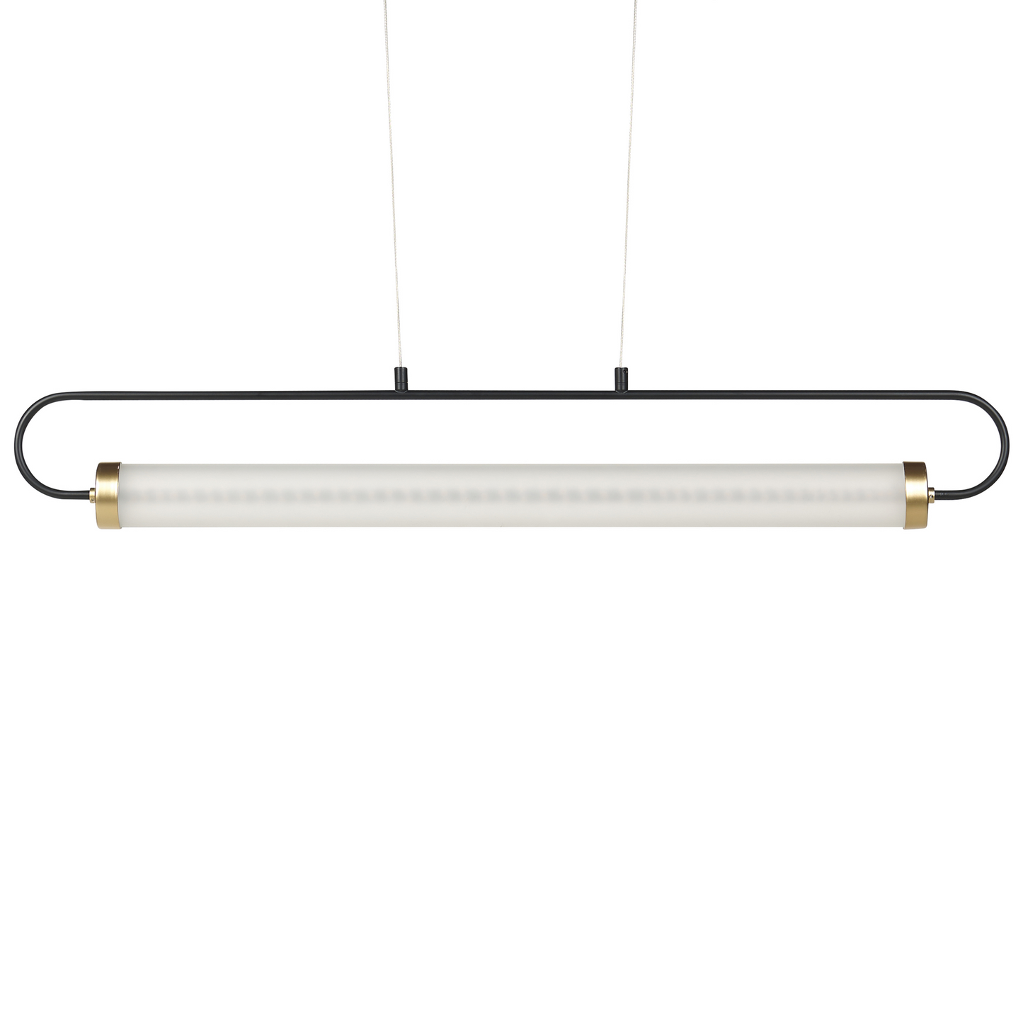 Hängelampe Metall schwarz integriertes LED-Licht HENRY