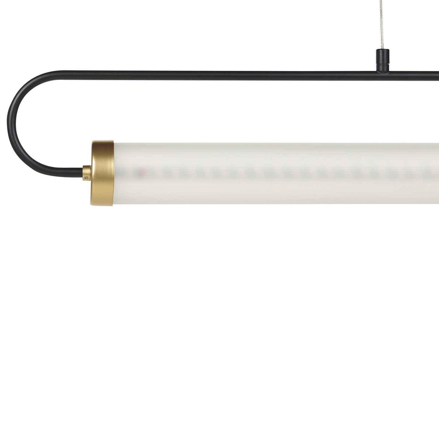 Hängelampe Metall schwarz integriertes LED-Licht HENRY