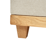 Boxspringbett mit Stauraum Stoff DYNASTY 160 x 200 cm Beige